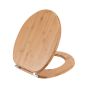 Κάλυμμα Λεκάνης Π35xΜ43xΥ3cm Οπές 13,5cm Bamboo Essentials Estia Home Art  02-13059