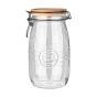 Δοχείο Αποθήκευσης Γυάλινο 1500ml με Καπάκι Κλιπ Estia Home Art Allure 01-23911