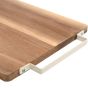 Ξύλο Κοπής 46,5x25,5x1,5cm με Μεταλλική Λαβή Estia Home Art Allure 01-25007