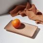 Πιατέλα Ορθογώνια Πορσελάνινη 27x16cm Estia Home Art Terra Salmon 07-16005
