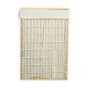 Καλάθι Απλύτων 2 Θέσεων Μπεζ 37x22x55cm Estia Home Art Nest 02-28060