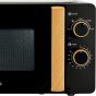 Φούρνος Μικροκυμάτων Μαύρος 700w 20lt  Estia Home Art Oak 06-25915