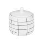 Βαμβακοθήκη Κεραμικό Λευκό 11x11cm Estia Home Art Cage 02-27629