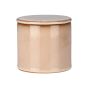 Δοχείο Κεραμικό για Βαμβάκι 8.5x8.5x9cm Μπεζ Estia Home Art Satin 02-27780