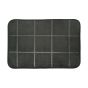 Ταπέτο Μπάνιο Μαύρο 40x60cm Πολυεστέρας με Memory Foam Estia Home Art  Tiles 02-28527