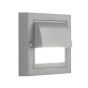 ΦΩΤΙΣΤΙΚΟ ΤΟΙΧΟΥ LED 6W 135X135X55 3CCT IP65 ΓΚΡΙ "SENARIO" ARTE ILLUMINA Eurolamp 145-52126