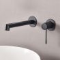 Μπαταρία Νιπτήρα Εντοιχισμού 2 Οπών Orabella Terra Black Matt 10187