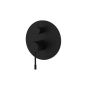 Μίκτης Μπαταρίας Εντοιχισμού 2 Εξόδων Orabella Preciosa Black Matt 10188