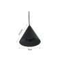 Φωτιστικό LED 7W 3000K για Chandler Track σε μαύρη απόχρωση D:9mx10,2cm 13C-00101