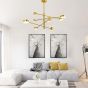 ARTE ILLUMINA ΦΩΤΙΣΤΙΚΟ ΚΡΕΜΑΣΤΟ 8ΦΩΤΟ LED 48W 143X36ΧΡΥΣΟ Eurolamp 144-10023