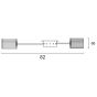 ΦΩΤΙΣΤΙΚΟ ΟΡΟΦΗΣ 6ΦΩΤΟ LED 60W 82X8 ΜΑΥΡΟ/ΧΡΥΣΟ Eurolamp ARTE ILLUMINA 144-10024