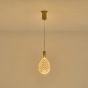 ΦΩΤΙΣΤΙΚΟ ΜΟΝΟΦΩΤΟ ΜΕΤΑΛΛO ΟΒΑΛ LED LED 6,3W 3000K 648lm 140x1580mm ΧΡΥΣΟ ARTE ILLUMINA PERFORATO Eurolamp 144-15065