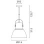 ΦΩΤΙΣΤΙΚΟ ΚΑΜΠΑΝΑ Ε27 Φ315X405 ΛΕΥΚΗ/ΛΕΥΚΗ ARTE ILLUMINA Eurolamp 144-27003