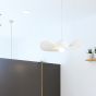ARTE ILLUMINA ΦΩΤΙΣΤΙΚΟ ΚΡΕΜΑΣΤΟ ΚΑΠΕΛΟ Ε27 60X140  ΛΕΥΚΟ Eurolamp 144-46001