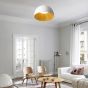 ΠΛΑΦΟΝΙΕΡΑ LED 20W ΜΑΥΡΟ Φ35*H20CM 3 CCT MOONLIGHT ARTE ILLUMINA Eurolamp 144-51016