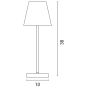 ΠΟΡΤΑΤΙΦ ΑΦΗΣ ΕΠΑΝΑΦΟΡΤΙΖΟΜΕΝΟ LED 3,5W DIMMABLE ΜΑΥΡΟ ARTE ILLUMINA CHROMA Eurolamp 144-70012
