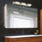 ARTE ILLUMINA ΑΠΛΙΚΑ ΤΟΙΧΟΥ  LED 12W 4000Κ ΤΕΤΡΑΓΩΝΟ 3Φ 500X50X100 ΝΙΚΕΛ Eurolamp 144-80005