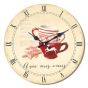 Ρολόι Επιτοίχιο MDF 34cm Etoile NN-162-501
