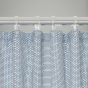 Κουρτίνα Μπάνιου Υφασμάτινη L180xH200 Sealskin Wave Blue 233711324