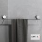 Πετσετοκρεμάστρα 60 cm Επιτοίχια Geesa Opal Chrome 7207/60-100