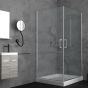 Καμπίνα Ντουζιέρας Μ70xΠ90xY190cm Κρύσταλλο Easy Clean 6mm 2 Ανοιγόμενα Μέρη Orabella Door Asymmetrical 30147