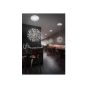 Φωτιστικό Κρεμαστό Ø98 εκ. Led G4 33*1,2w 33*100lm 2700 Warm White Χρωμέ -Διάφανα Κρύσταλλα Eglo Vivaldo 1 39262