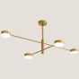 ΦΩΤΙΣΤΙΚΟ ΚΡΕΜΑΣΤΟ 4ΦΩΤΟ LED 48W 100X65X10 ΧΡΥΣΟ 3CCT ARTE ILLUMINA Eurolamp 144-10002