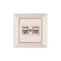 ΠΡΙΖΑ DATA CAT 6 RJ 45 ΔΙΠΛΗ ΜΠΕΖ 152-16116