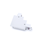 WHITE 90º CONNECTOR FOR 4 WIRE RECESSED ACA 4WRELW