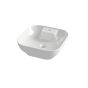 Νιπτήρας Επικαθήμενος 42X42X15,2cm Olympia Trend Square 01 60130