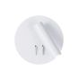 Απλίκα D140xP80mm Led 9w 889lm Λευκή Στρογγυλή Viokef Moby 4188200