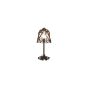 HL-3586-1T LEWIS WORN ANTIQUE WHITE TABLE LAMP HOMELIGHTING 77-4019
