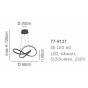 SE LED 60 MALBERA PENDANT CHROME HOMELIGHTING 77-8127