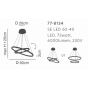 SE LED 60-40 MORELLI PENDANT WHITE MAT HOMELIGHTING 77-8134
