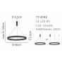 SE LED 80 AMAYA PENDANT NICKEL MAT HOMELIGHTING 77-8145