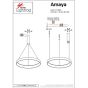 SE LED 80 AMAYA PENDANT GOLD MAT HOMELIGHTING 77-8148
