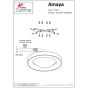 SE LED 60 AMAYA CEILING NICKEL MAT HOMELIGHTING 77-8157