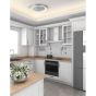 SE LED 80 AMAYA CEILING NICKEL MAT HOMELIGHTING 77-8158