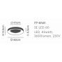 SE LED 60 AMAYA CEILING COPPER HOMELIGHTING 77-8161
