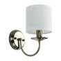 KQ 9015-1W PARIL ANTIQUE BRASS WALL LAMP BEIGE SHADES HOMELIGHTING 77-8192