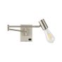 SE21-NM-52 ADEPT NICKEL MATT WALL LAMP Β3 HOMELIGHTING 77-8280