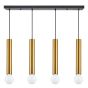SE21-GM-5-4BL ADEPT TUBE GOLD MATT Gold Matt Pendant+ HOMELIGHTING 77-8684