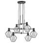 SE21-BL-100-GR1 ADEPT PENDANT Black Metal Pendant Black Metal Grid+ HOMELIGHTING 77-8877