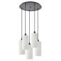 SE21-BL-4-5BL-GL3 ADEPT TUBE  Pendant White Glass+ HOMELIGHTING 77-9005
