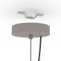 Φωτιστικό Κρεμαστό Μονόφωτο Ø280xH550-1100mm 1xΕ27 Τάουπε Eglo Camasca 900159