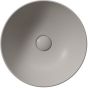 Νιπτήρας Πορσελάνης Διπλής επισμάλτωσης Dualglaze Επιτραπέζιος Ø40 εκ. Χρώμα Tortora GSI Sand Color Elements 9039-440