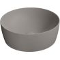 Νιπτήρας Πορσελάνης Διπλής επισμάλτωσης Dualglaze Επιτραπέζιος Ø40 εκ. Χρώμα Tortora GSI Sand Color Elements 9039-440