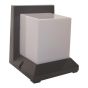 ΑΠΛΙΚΑ ΤΟΙΧΟΥ Ε27 190X166,5X166 IP54 ΓΚΡΙ ARTE ILLUMINA Eurolamp 145-20600