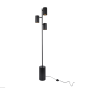 ΔΑΠΕΔΟΥ ΜΑΥΡΟ ΜΕΤΑΛΛΟ D15*H165cm 3ΧΕ27 KENNETH ACA MF240573