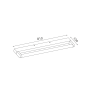 ΕΠΙΤΟΙΧΟ Φ/Σ LED 15W 975LM 3000K ΜΑΥΡΟ ΑΛΟΥΜΙΝΙΟ 810Χ100Χ25ΜΜ BATI ACA PN283LED81BK